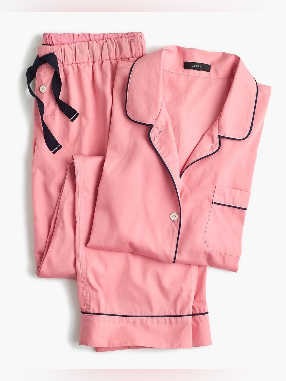 J. Crew Vintage Pajama Set- Cool Pink- Size XS